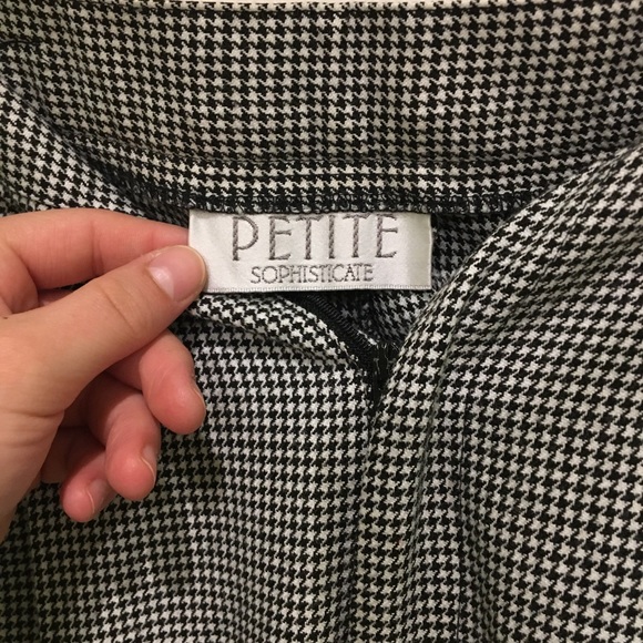 High waisted houndstooth slacks - Picture 2 of 3